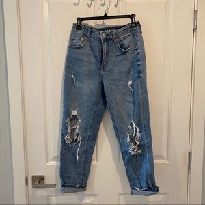 Wild Fabel High Rise Mom Jeans